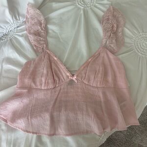 pacsun NWT pink going out top!
